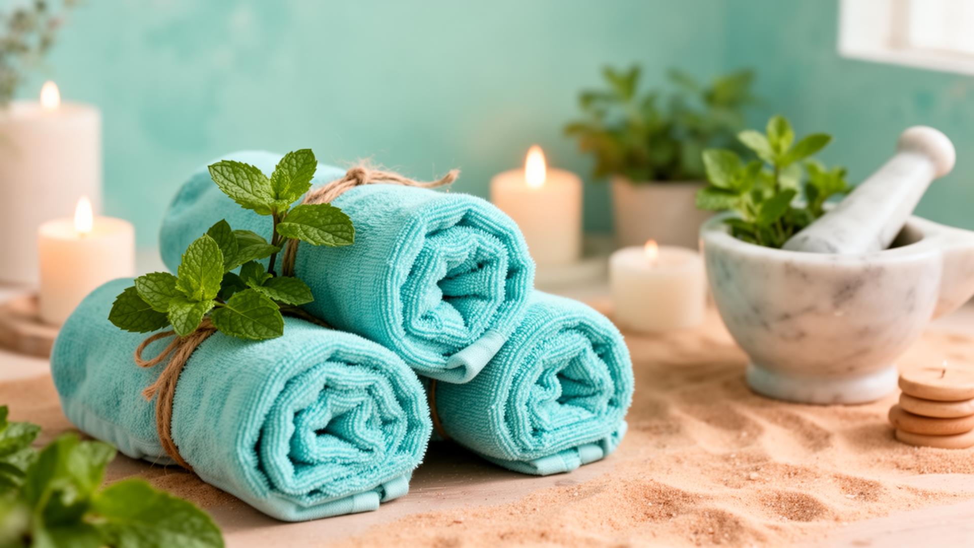 Mediterrane Wellness-Szene